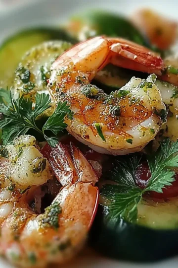 Fresh Cucumber Shrimp Salad