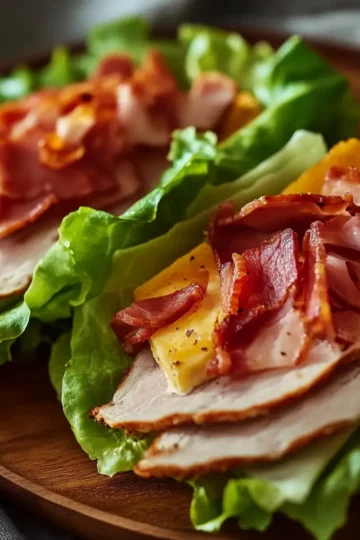 Fresh Keto Turkey Club Lettuce Wraps