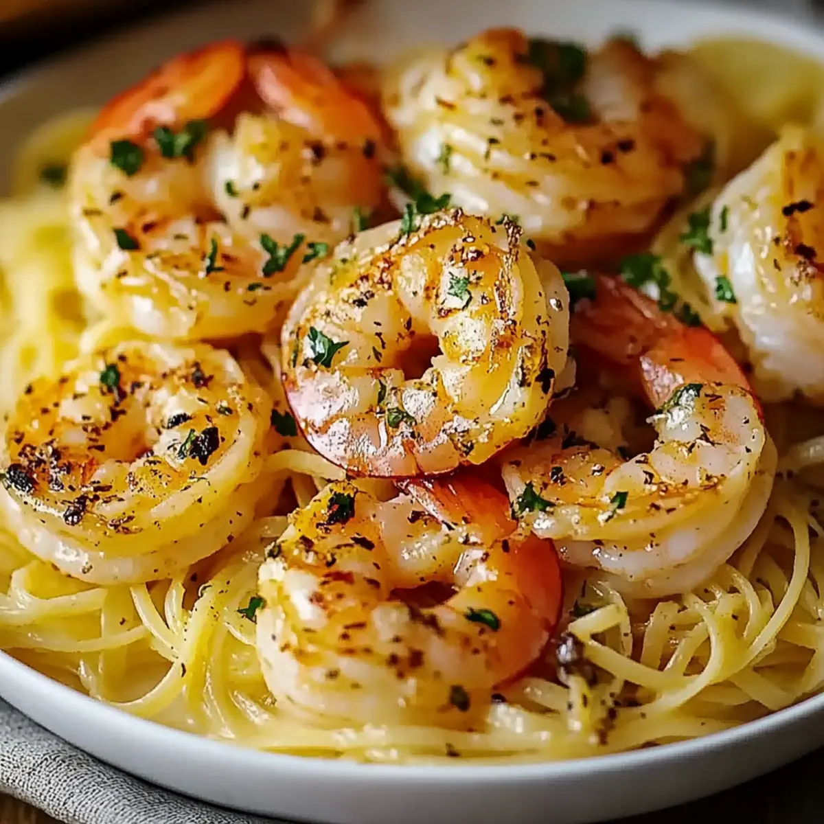 Garlic Butter Shrimp Scampi Pasta