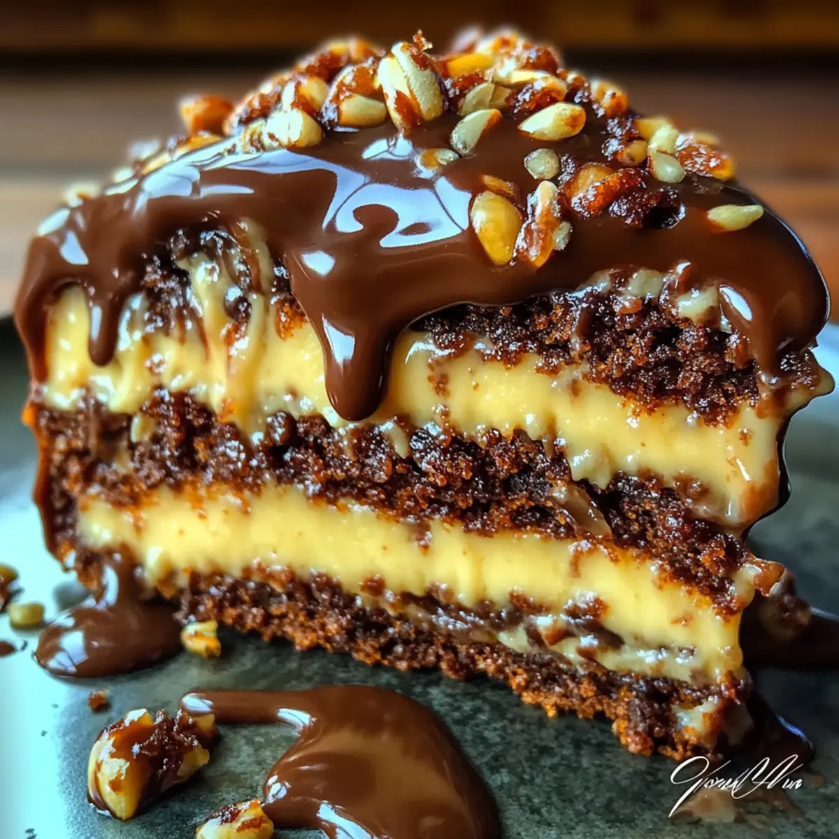German Chocolate Glitzertorte