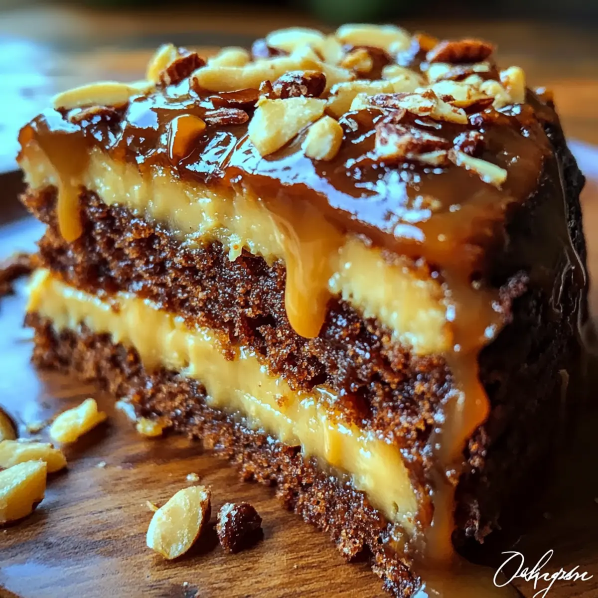 German Chocolate Glitzertorte