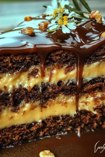 German Chocolate Glitzertorte