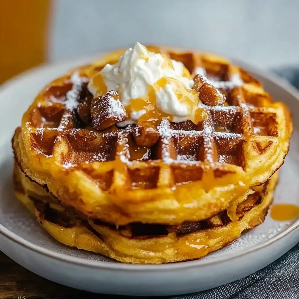 Gluten Free Sweet Potato Waffles