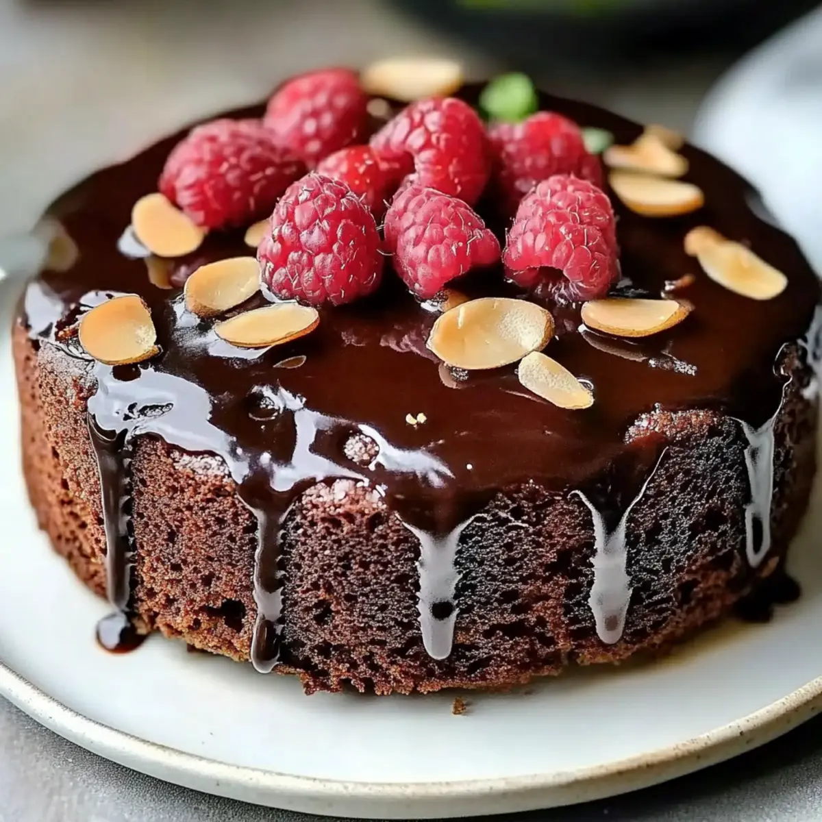 Gluten Free Vegan One Bowl Chocolate Cake