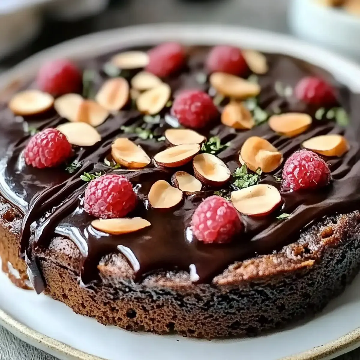 Gluten Free Vegan One Bowl Chocolate Cake