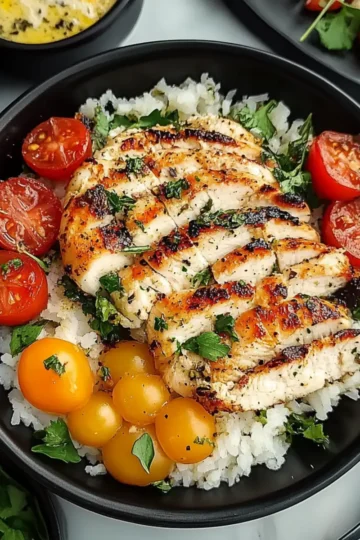 Healthy Greek Chicken Bowls
