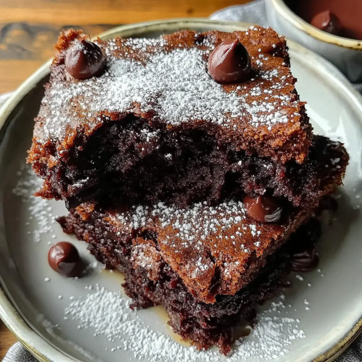 Heart Shaped Brownies
