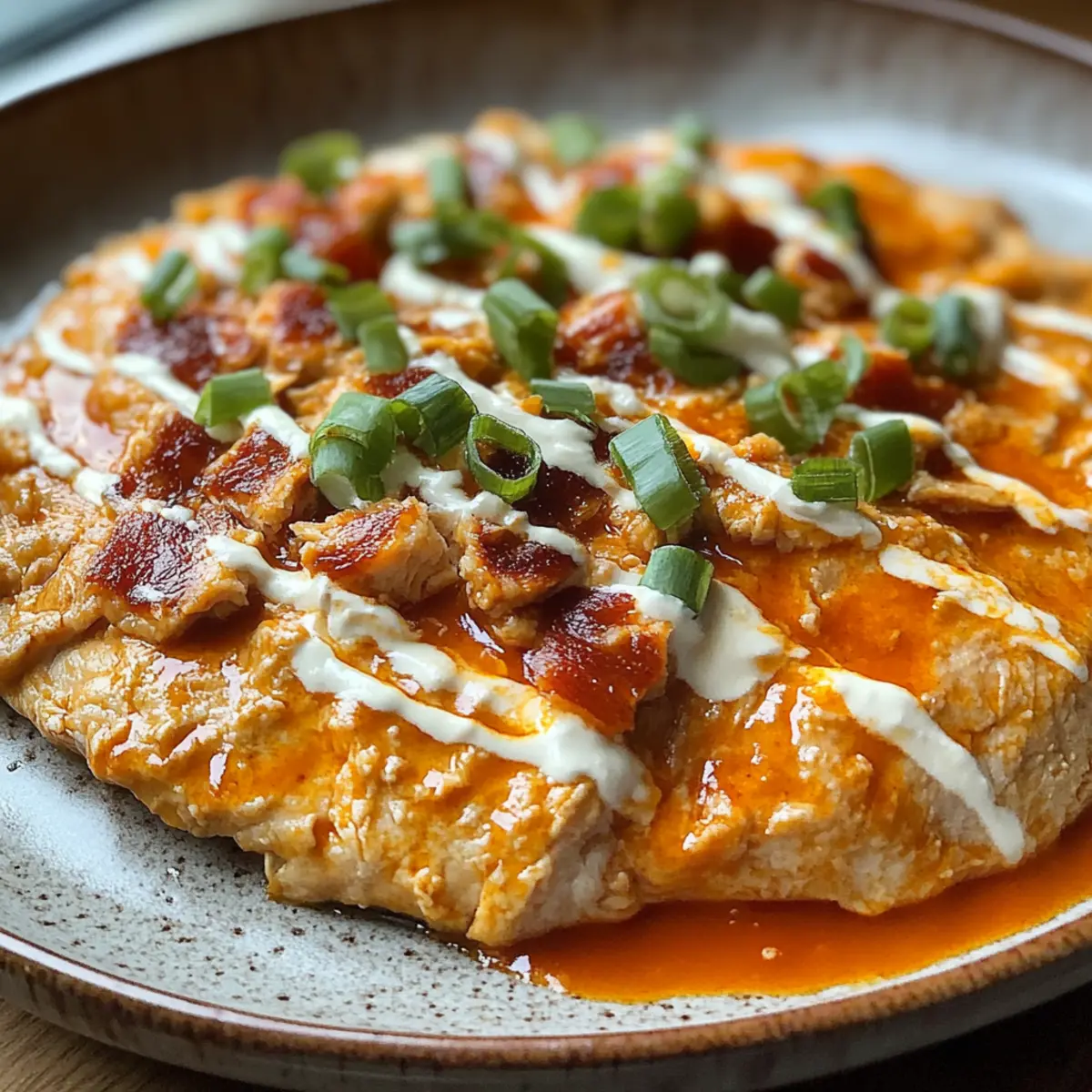 High-Protein Buffalo Chicken Dip