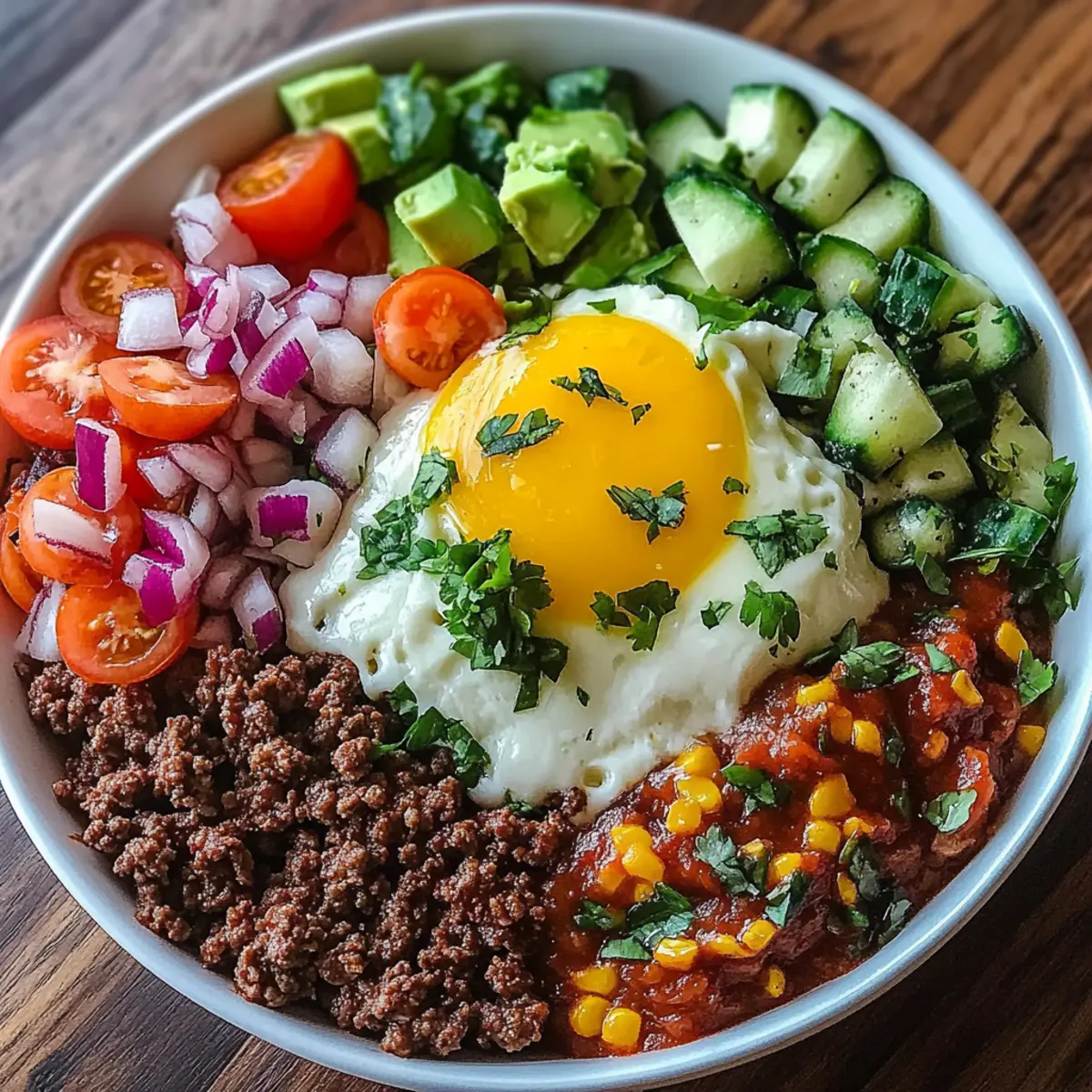 High Protein Ground Beef Power Bowls