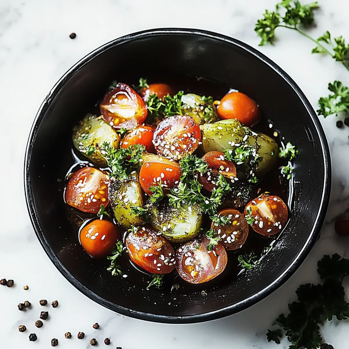 Honey Balsamic Brussels Sprouts