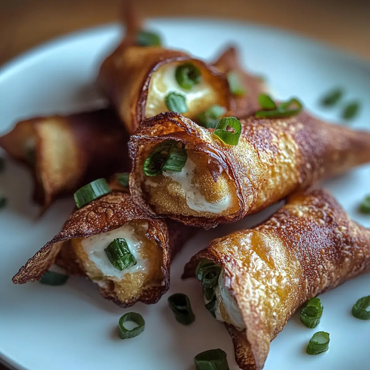 Jalapeño Popper Eggrolls Bacon-Wrapped Bites