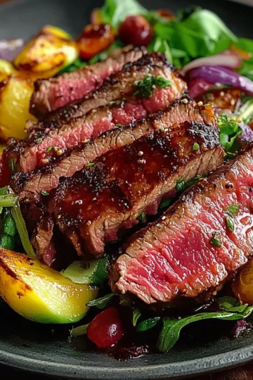 Juicy Grilled Steak Salad