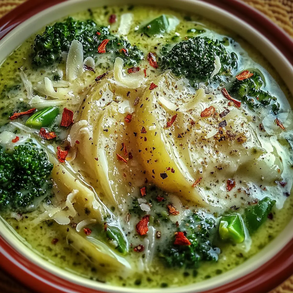 Keto Broccoli Spinach Soup