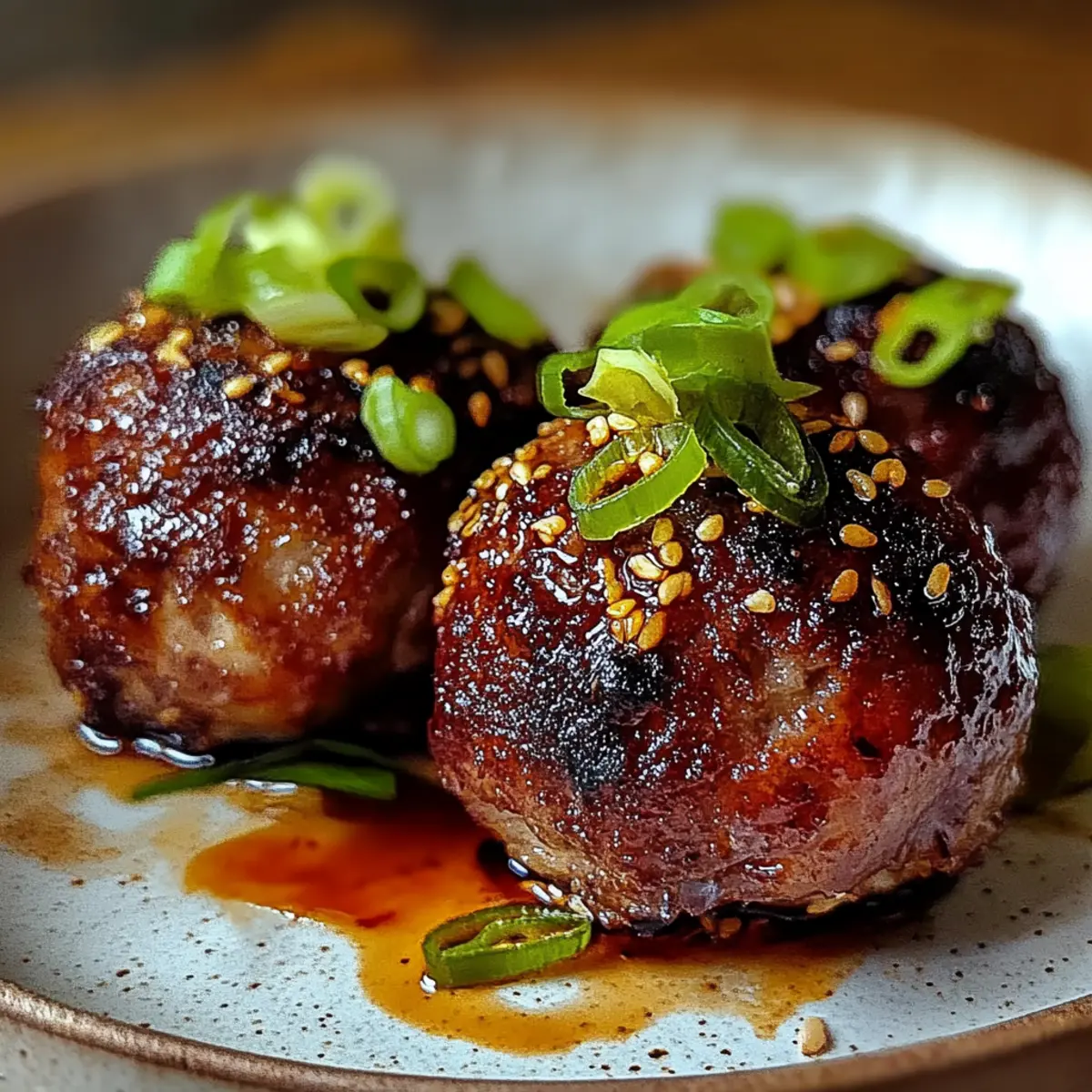 Korean BBQ Meatballs