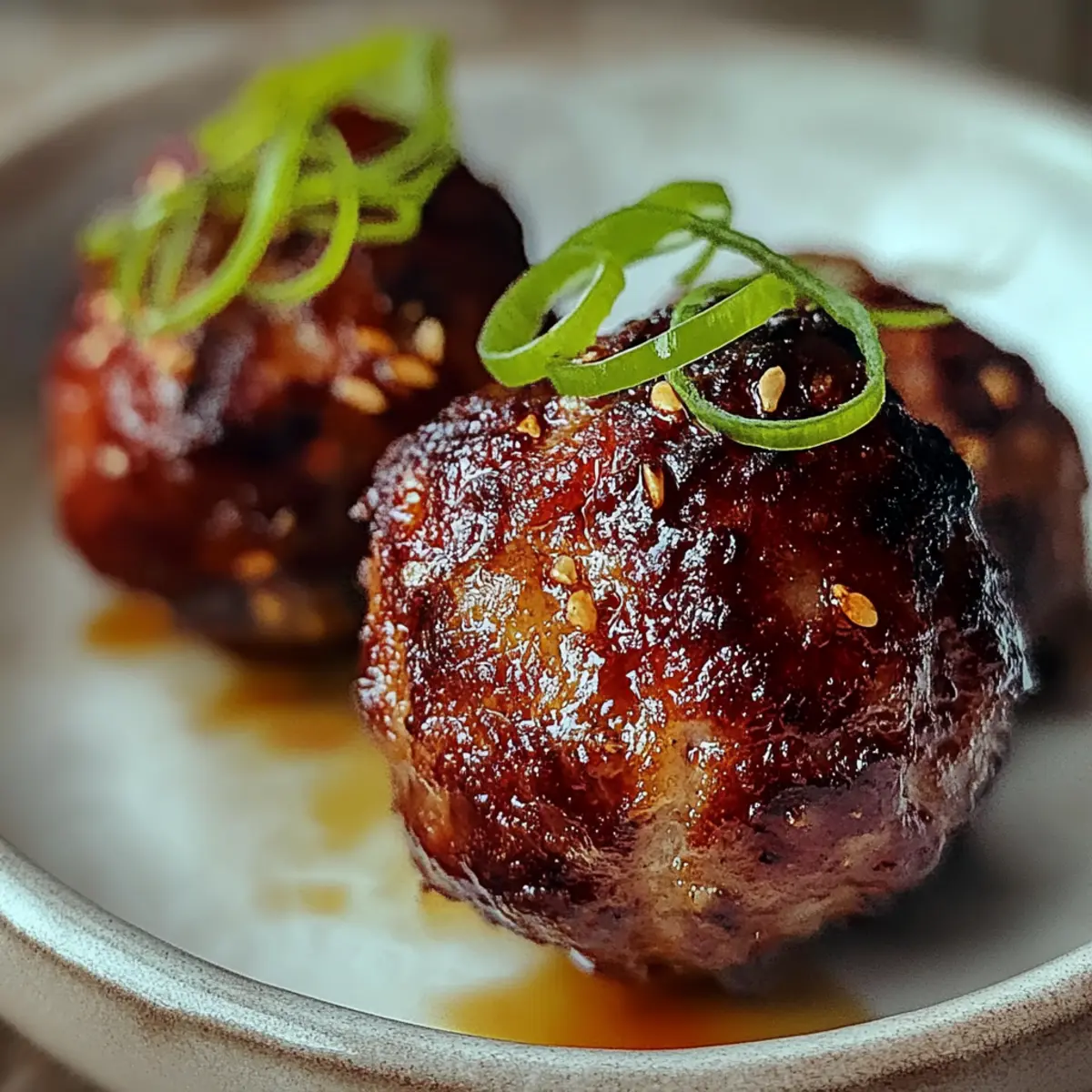 Korean BBQ Meatballs