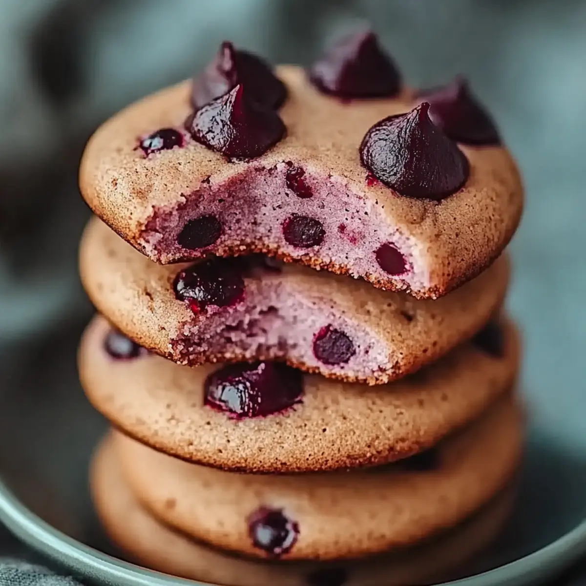 Maraschino Cherry Chocolate Chip Cookies