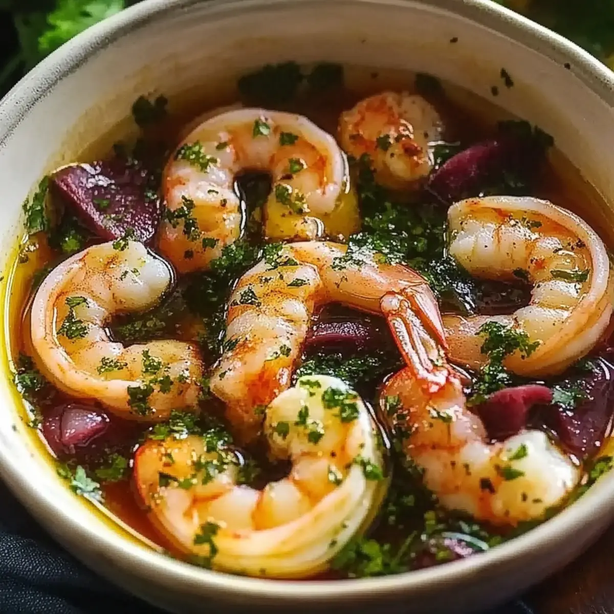 Miso-Ginger Lemon Shrimp Detox Broth