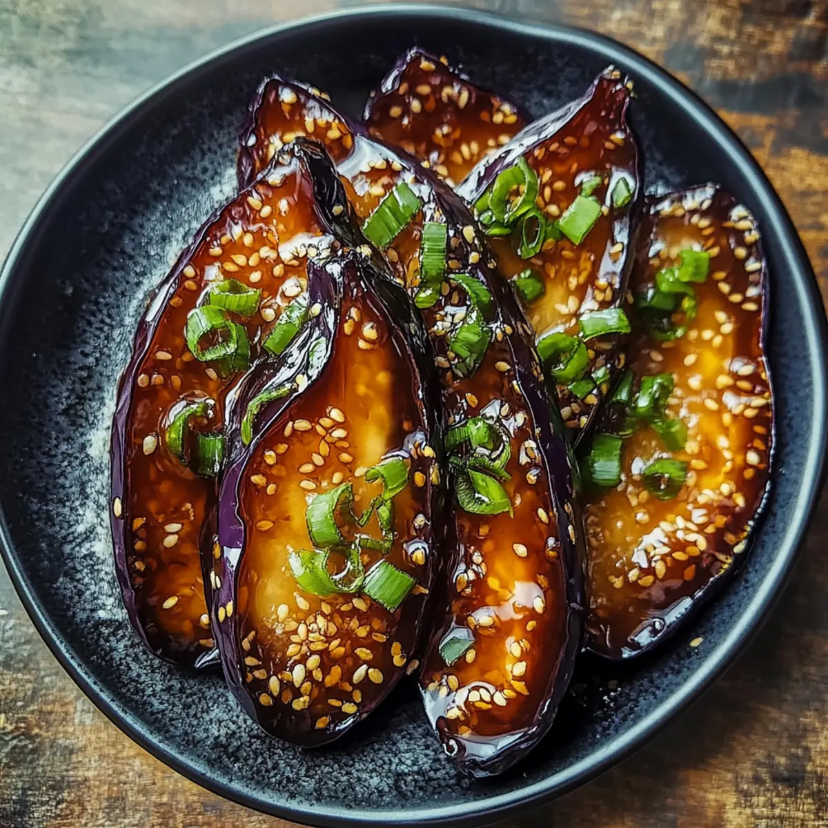 Miso Glazed Eggplant
