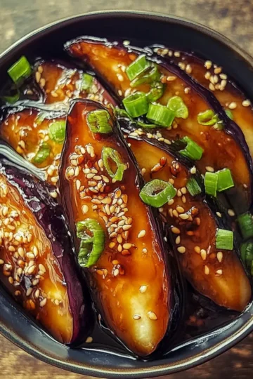 Miso Glazed Eggplant