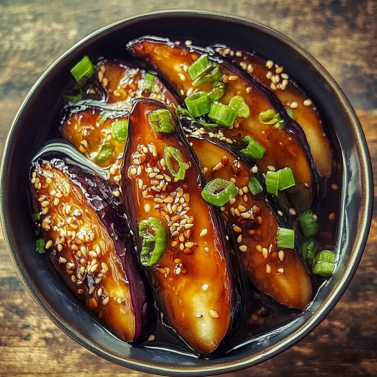 Miso Glazed Eggplant