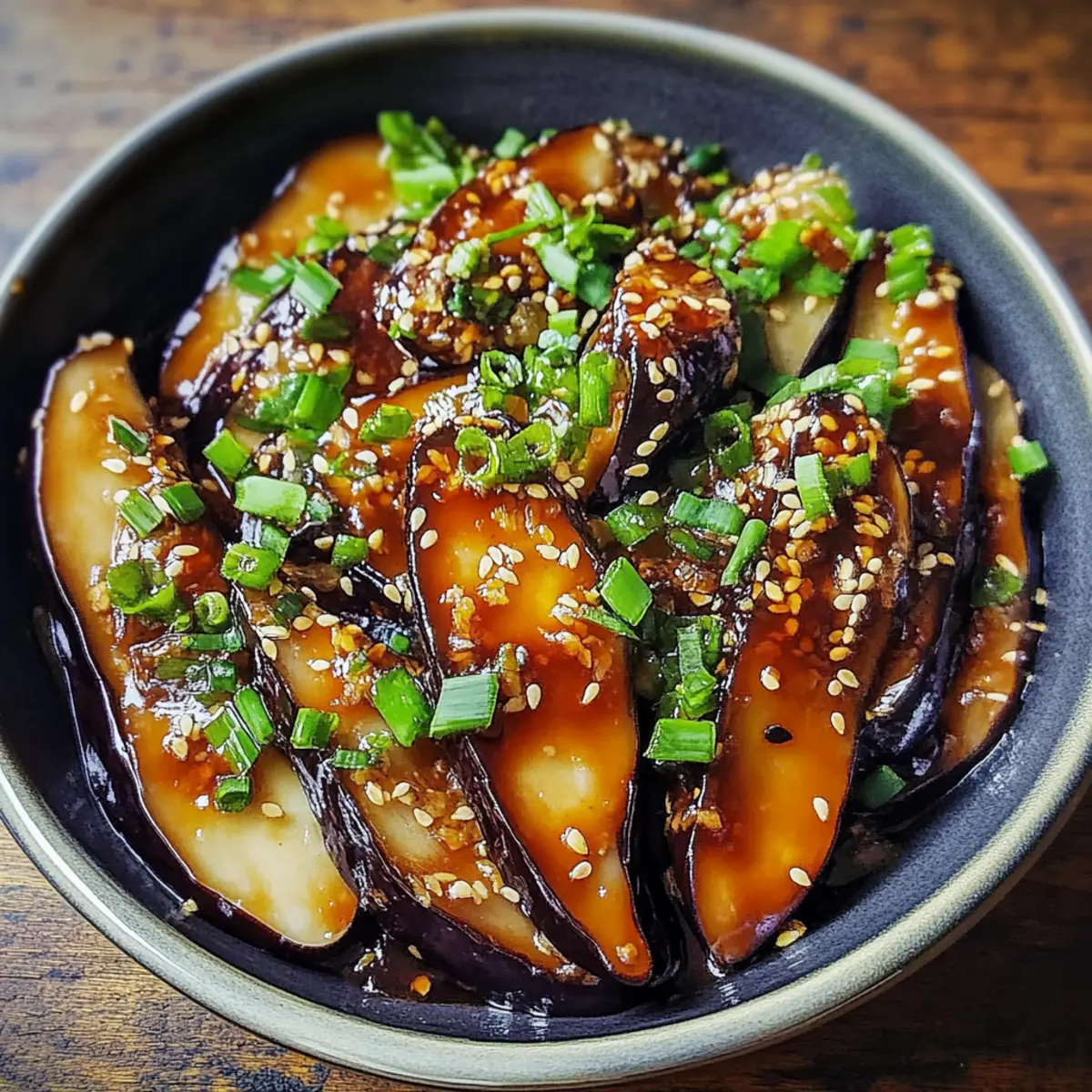 Miso Glazed Eggplant