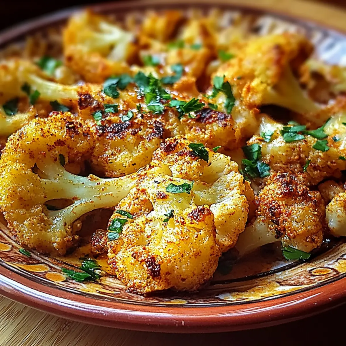 Moroccan Cauliflower with Tahini-Honey