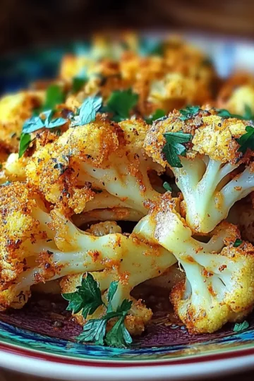 Moroccan Cauliflower with Tahini-Honey
