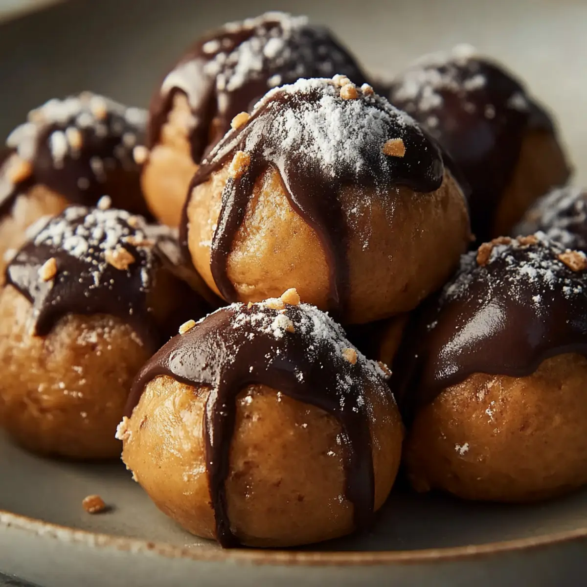 No-Bake Chocolate Peanut Butter Protein Balls