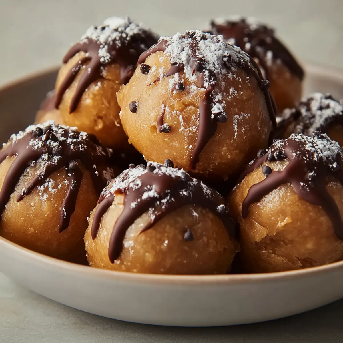 No-Bake Chocolate Peanut Butter Protein Balls