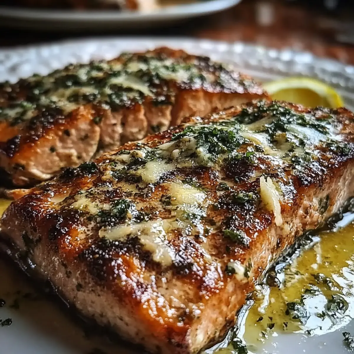 Parmesan-Basil Air Fryer Salmon