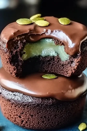 Pistachio Chocolate Lava Cakes