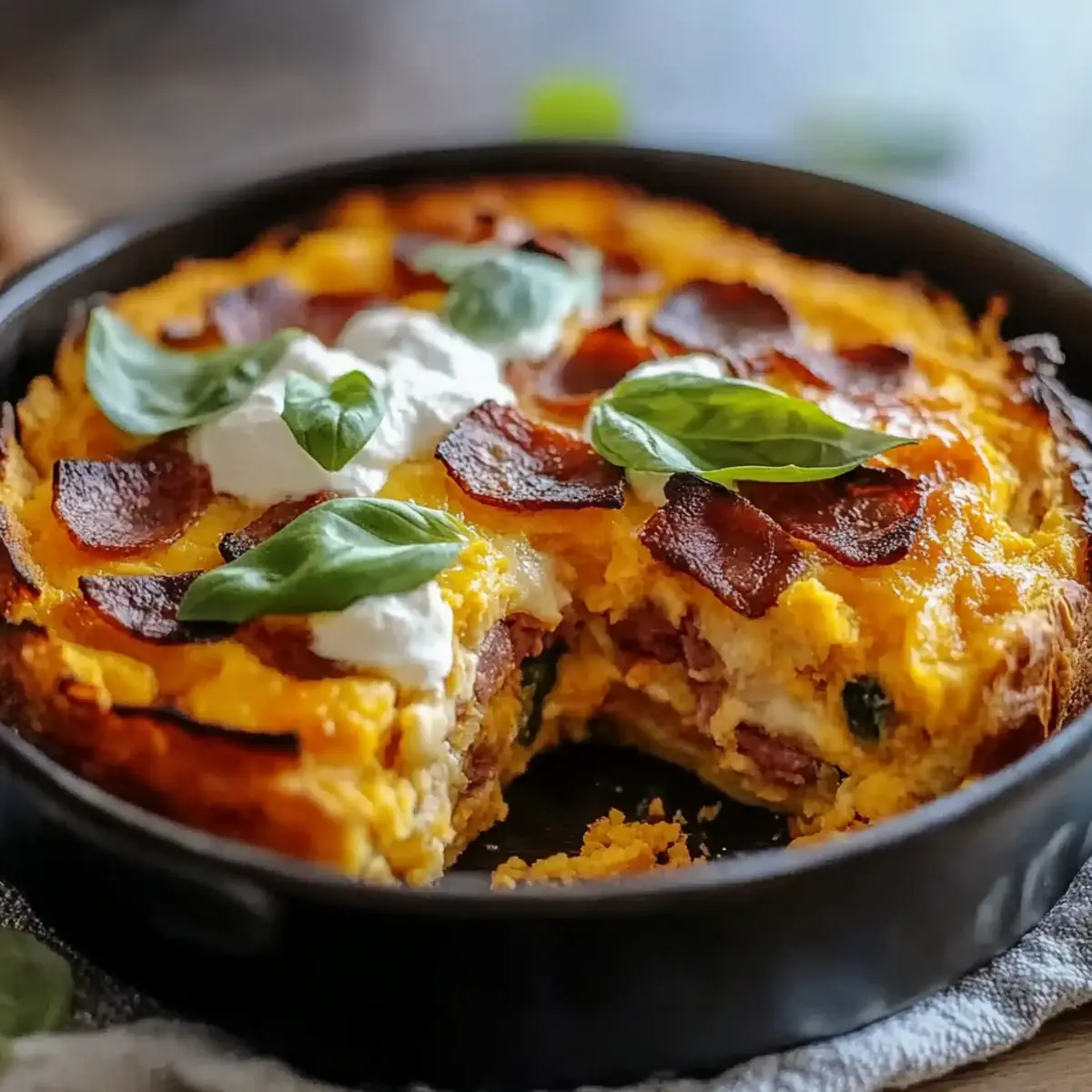 Protein-Packed Sweet Potato Egg Casserole