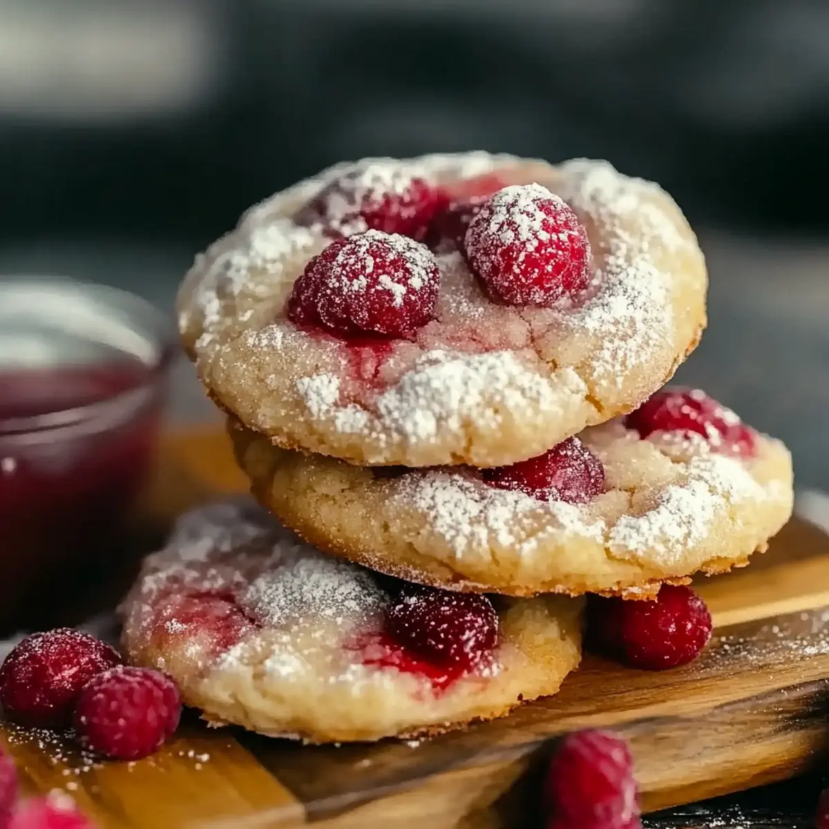 Raspberry Sugar Cookies