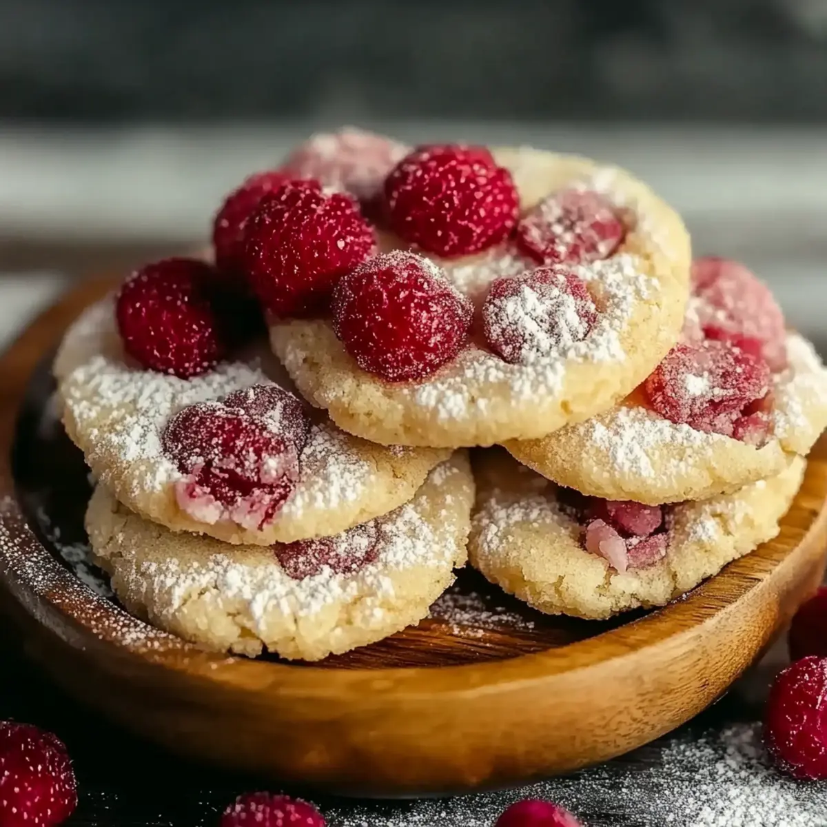 Raspberry Sugar Cookies