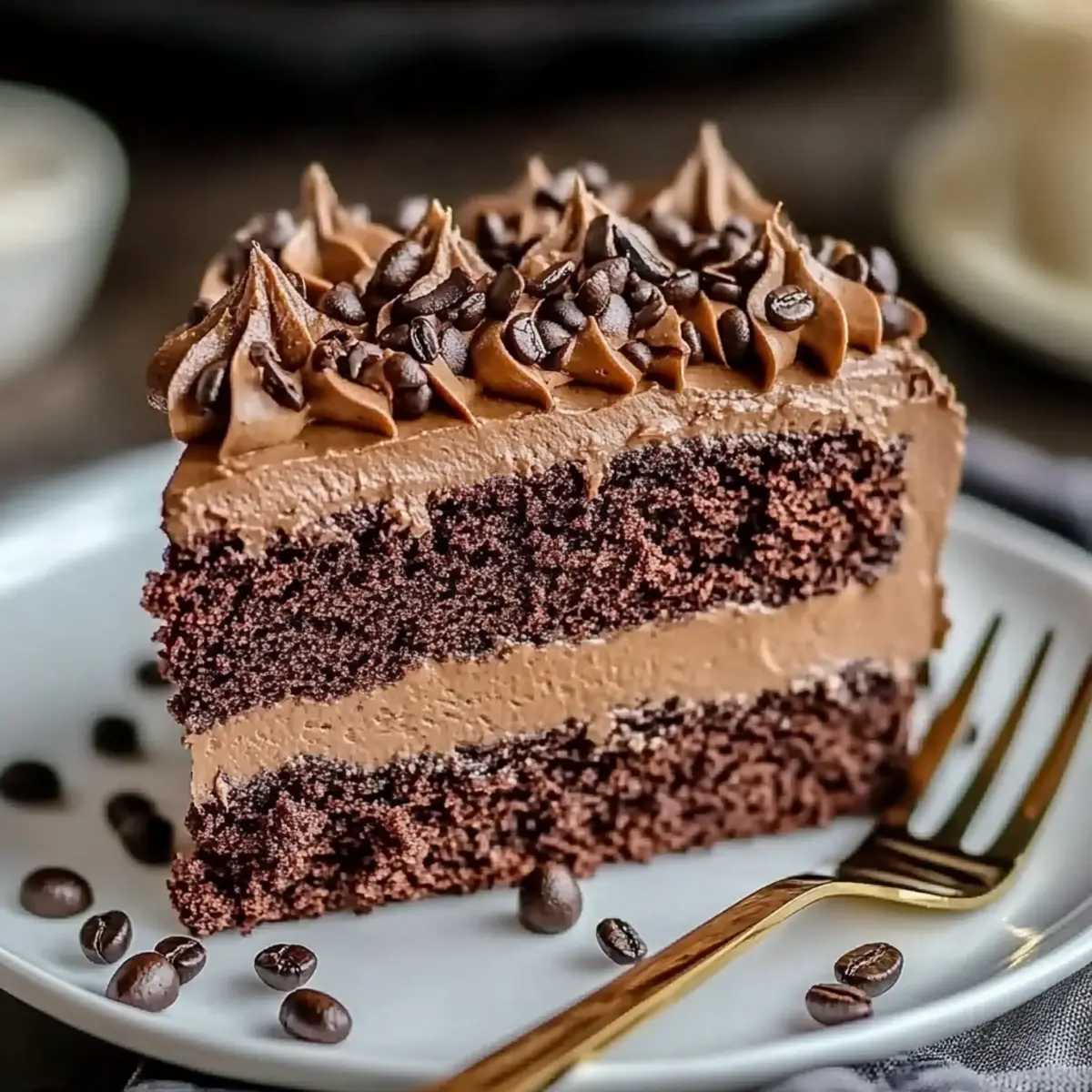 Rich Coffee Chocolate Cake