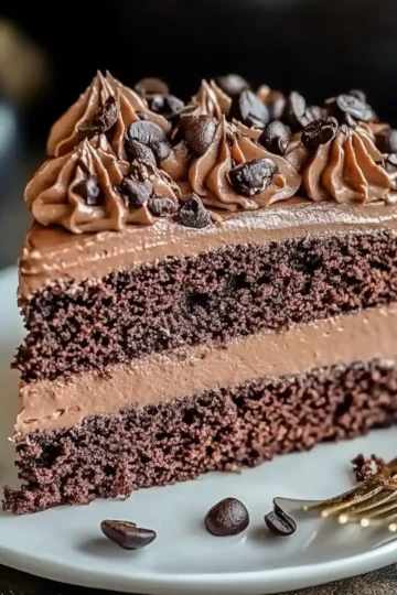 Rich Coffee Chocolate Cake