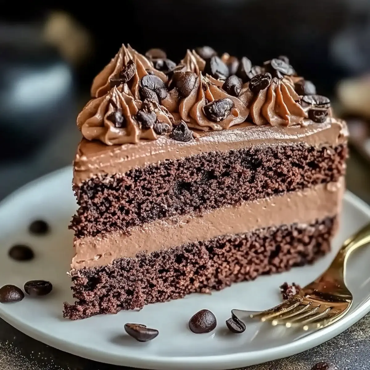 Rich Coffee Chocolate Cake