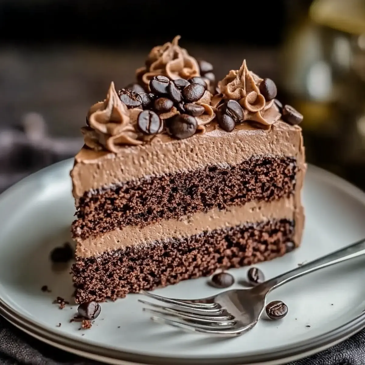 Rich Coffee Chocolate Cake