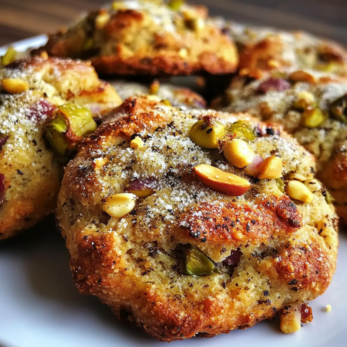 Salted Honey Pistachio Cookies