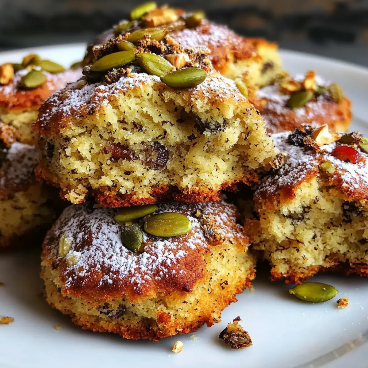 Salted Honey Pistachio Cookies