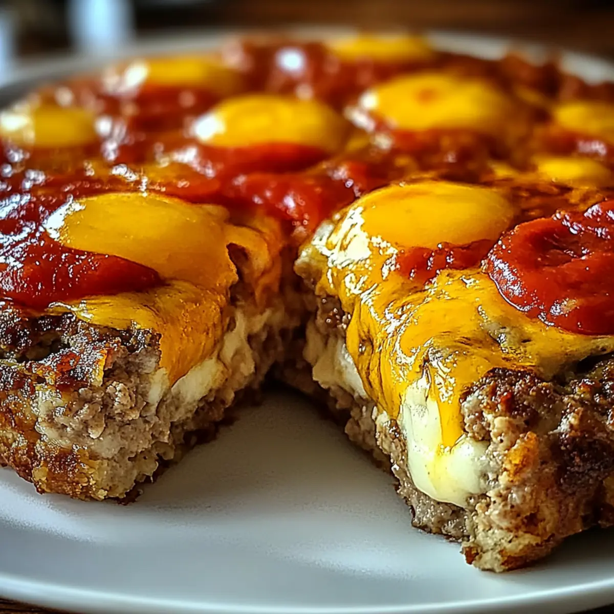 Savory Juicy Baked Cheeseburger Meatloaf