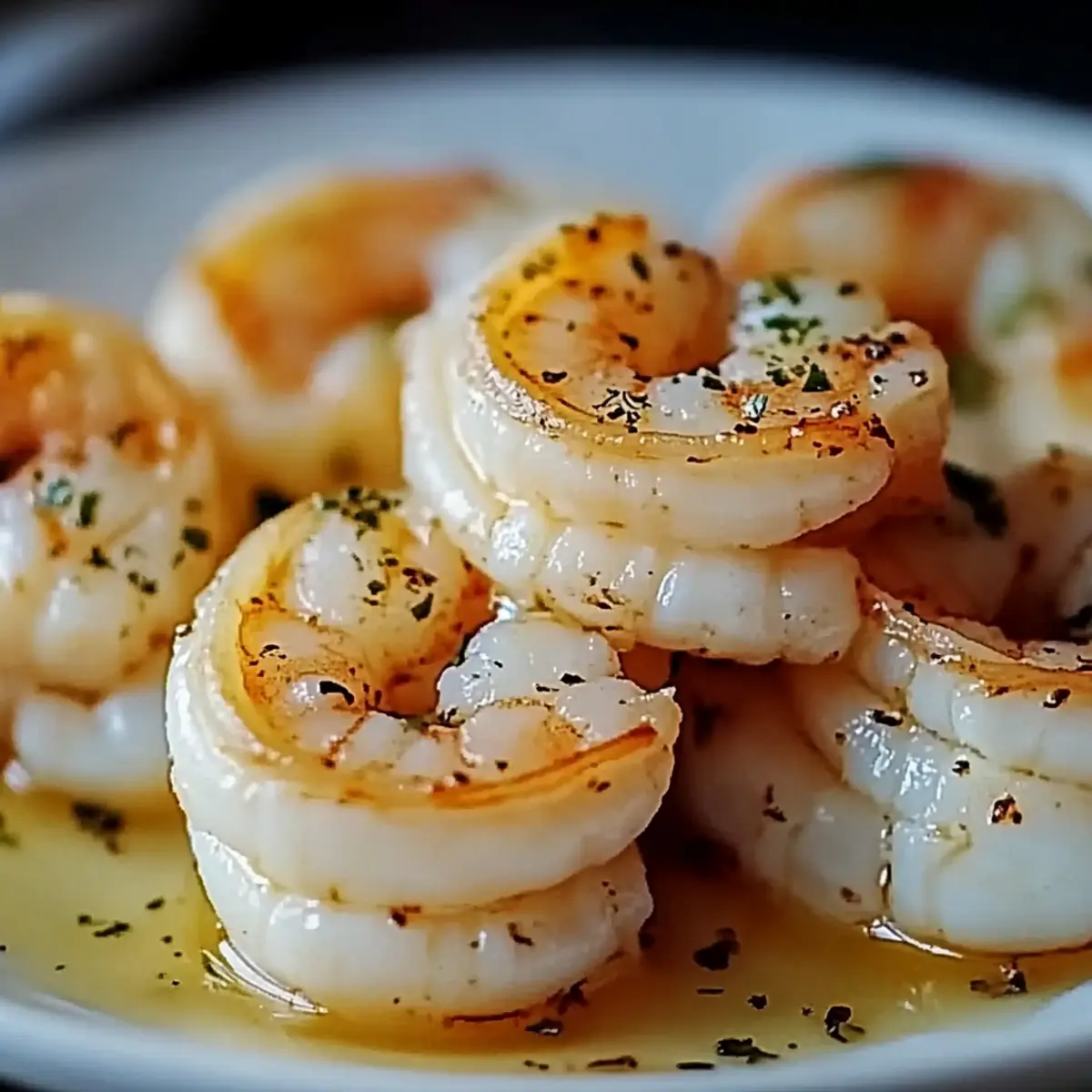 Scallops and Shrimp in Garlic Butter Sauce