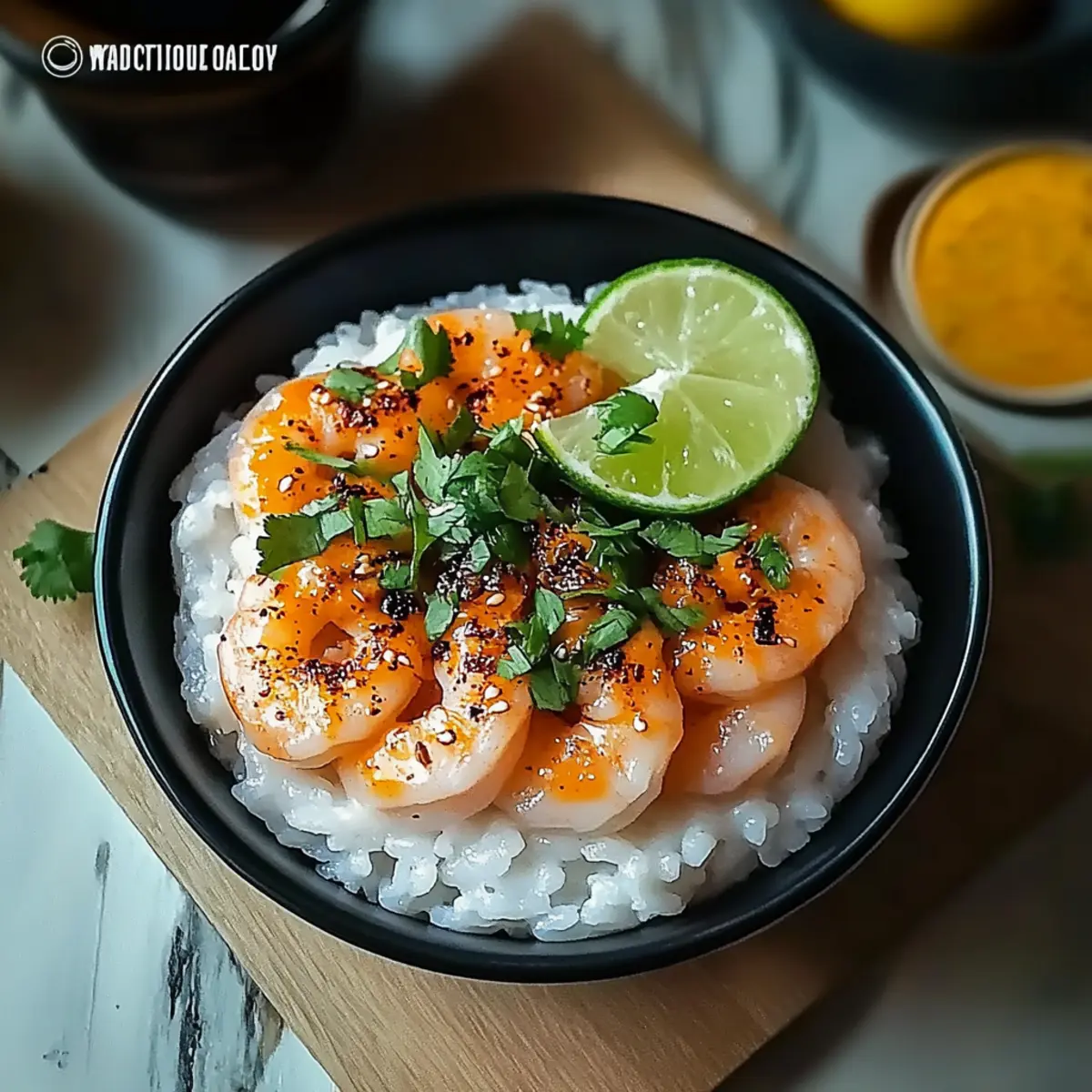 Shrimp Rice Bowls with Spicy Mayo