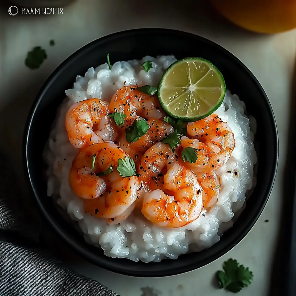 Shrimp Rice Bowls with Spicy Mayo