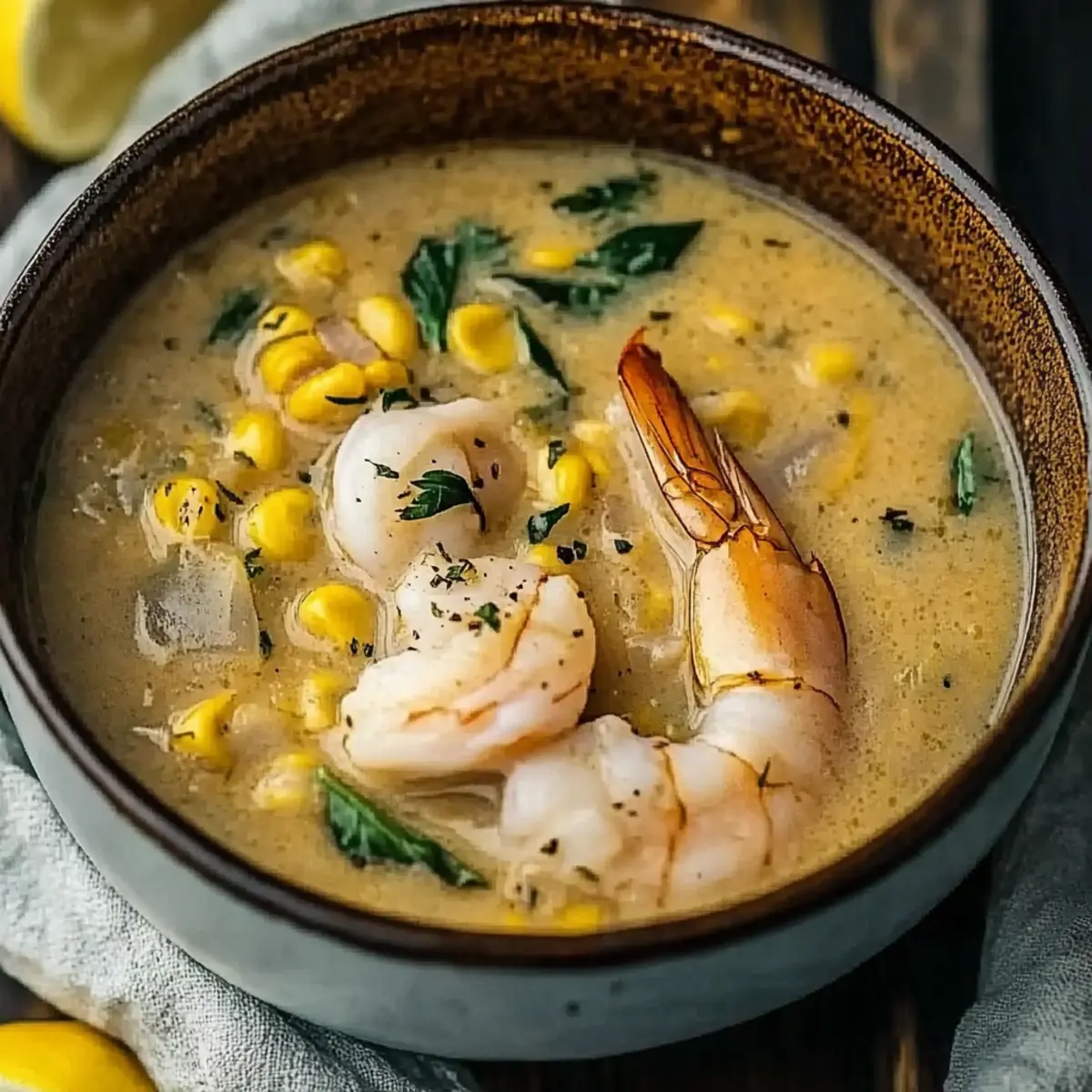 Shrimp and Corn Soup