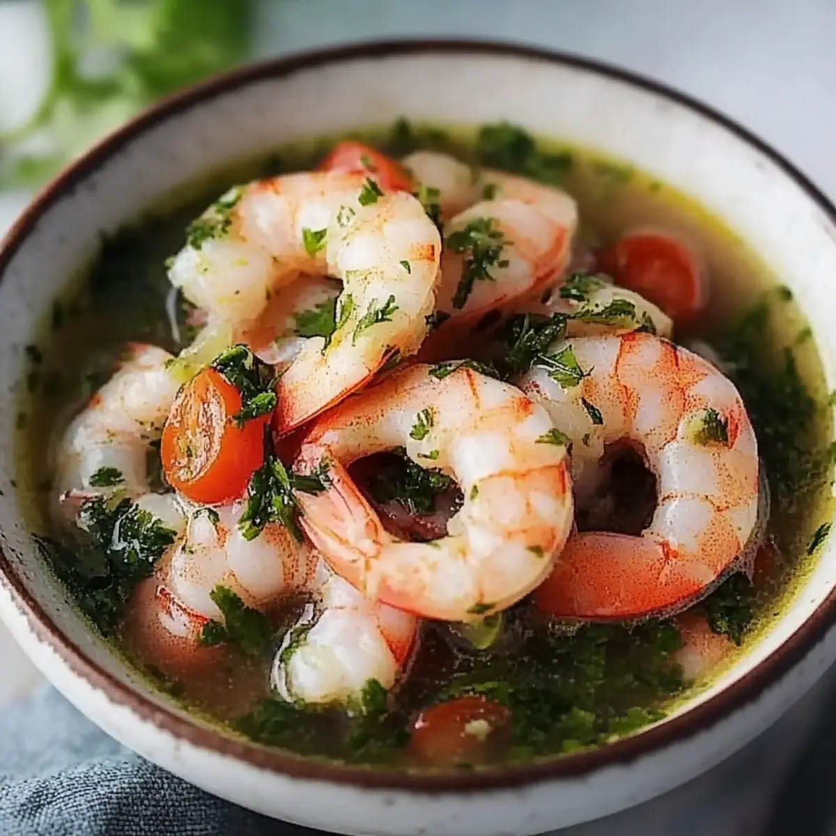 Shrimps in Culichi Salsa