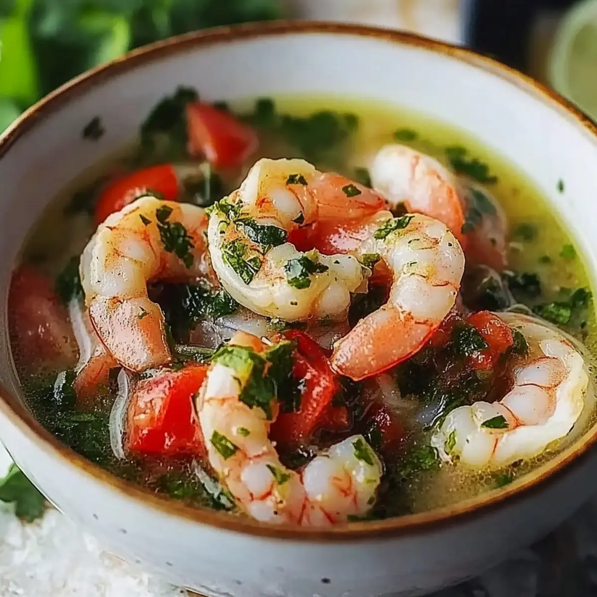 Shrimps in Culichi Salsa