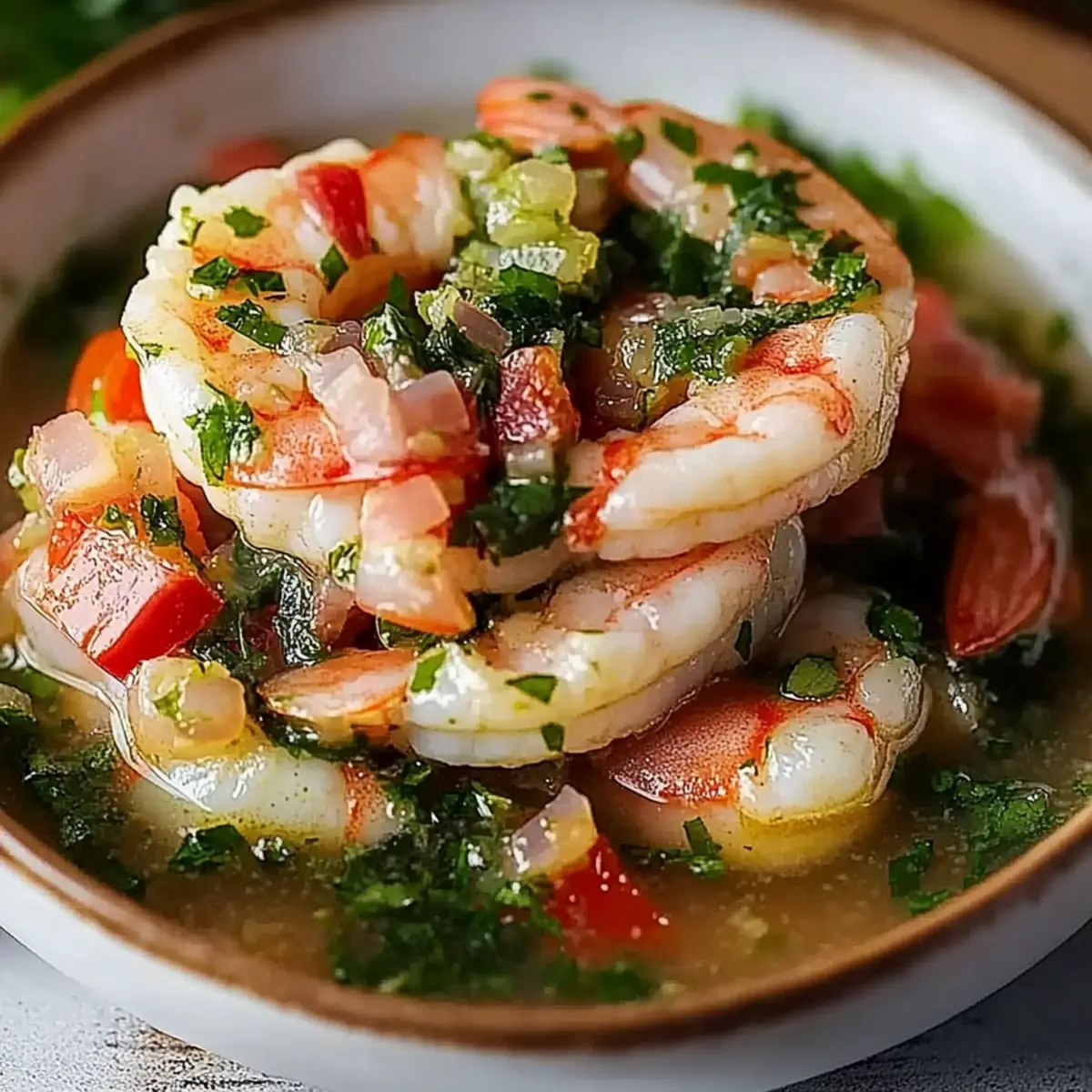 Shrimps in Culichi Salsa