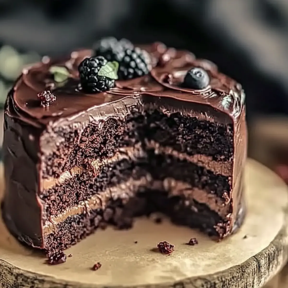 Sour Cream Chocolate Loaf Cake