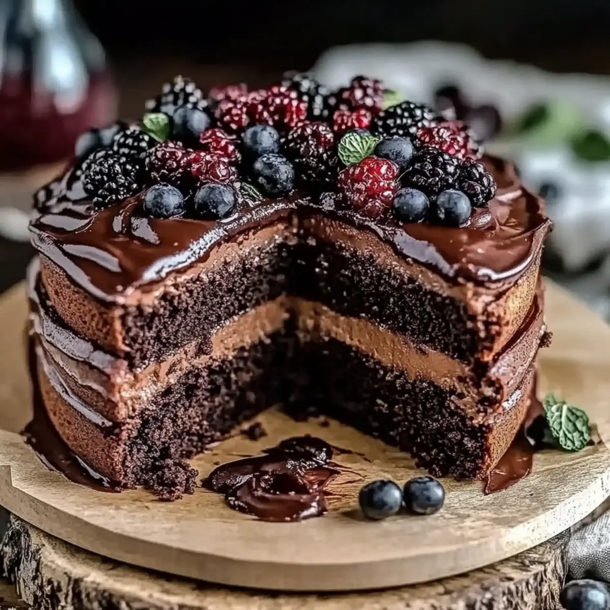 Sour Cream Chocolate Loaf Cake